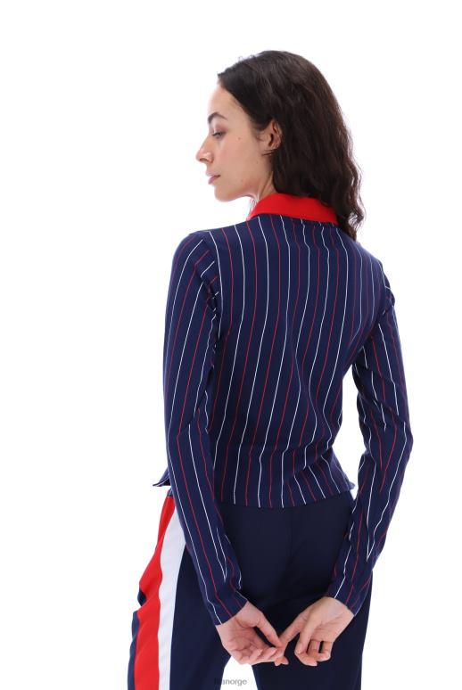 FILA kvinner fila jada langermet bb1 polo topp HHL843423