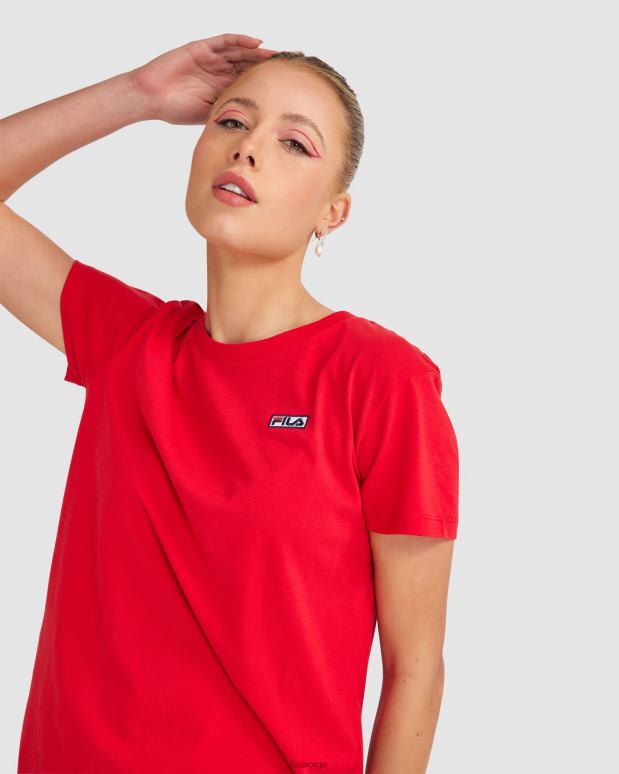 FILA kvinner fila kvinners imogen t-skjorte rød HHL842845 rød