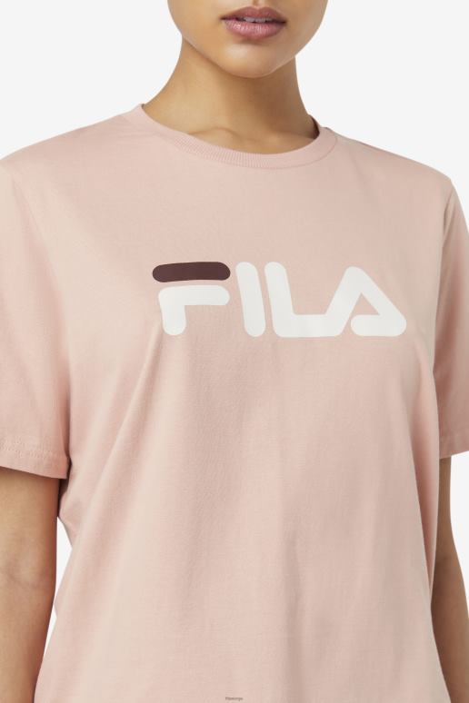 FILA kvinner fila miss eagle tee rose/turteldue/mahaogny HHL841411 rose/turteldue/mahaogny