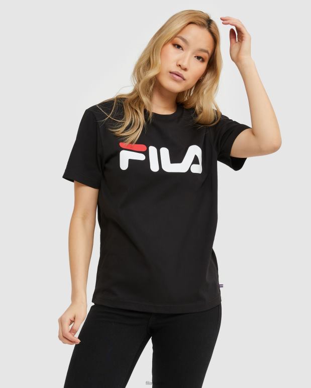 FILA kvinner fila svart klassisk unisex t-skjorte HHL842434 svart