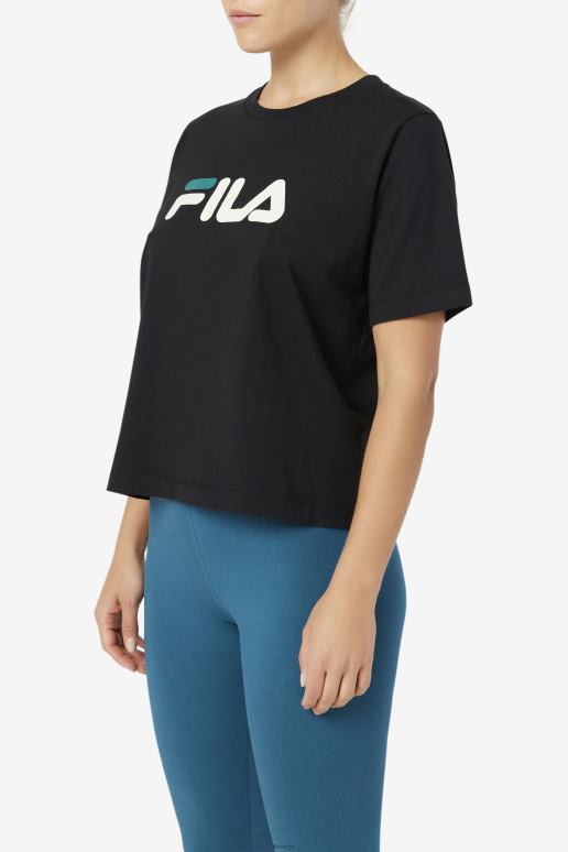 FILA kvinner fila thea t-skjorte svart HHL841447 svart