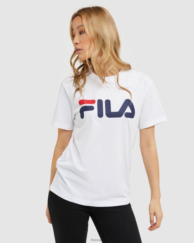 FILA kvinner hvit klassisk unisex t-skjorte fila HHL842436 hvit