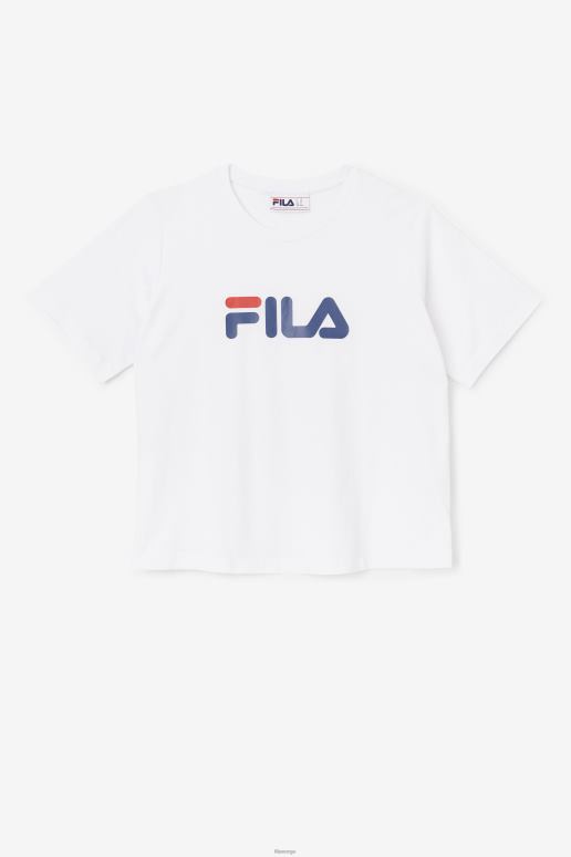 FILA kvinner hvit tee fila HHL841446 hvit