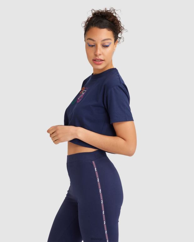 FILA kvinner marine flora t-skjorte for kvinner fila HHL842802 marinen