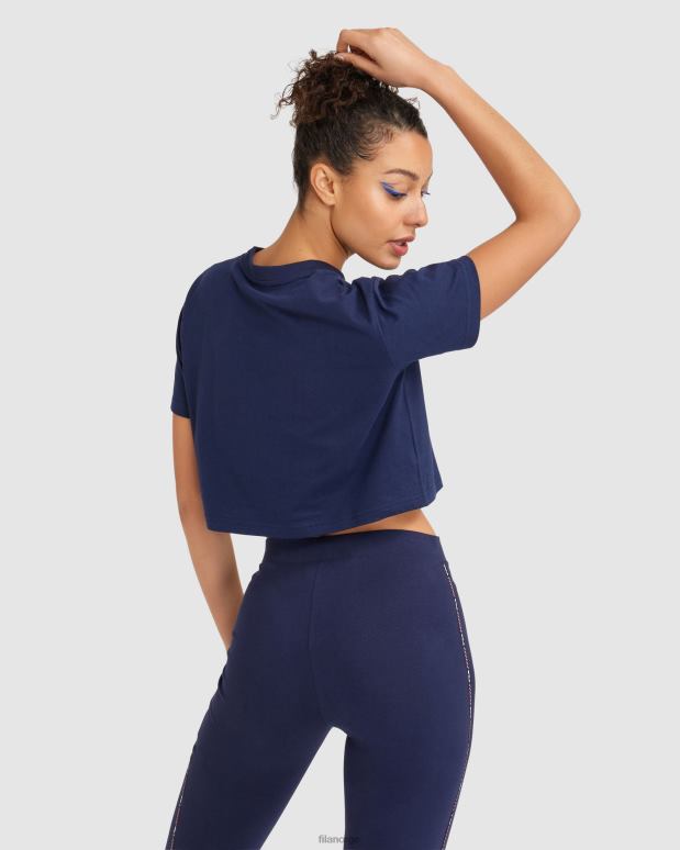 FILA kvinner marine flora t-skjorte for kvinner fila HHL842802 marinen