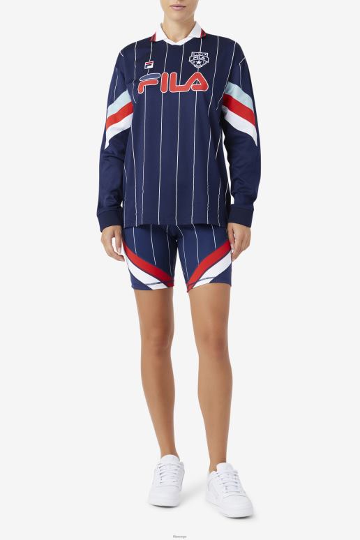 FILA kvinner marine/hvit/rød fila zorra keepertrøye HHL841377 marine/hvit/rød