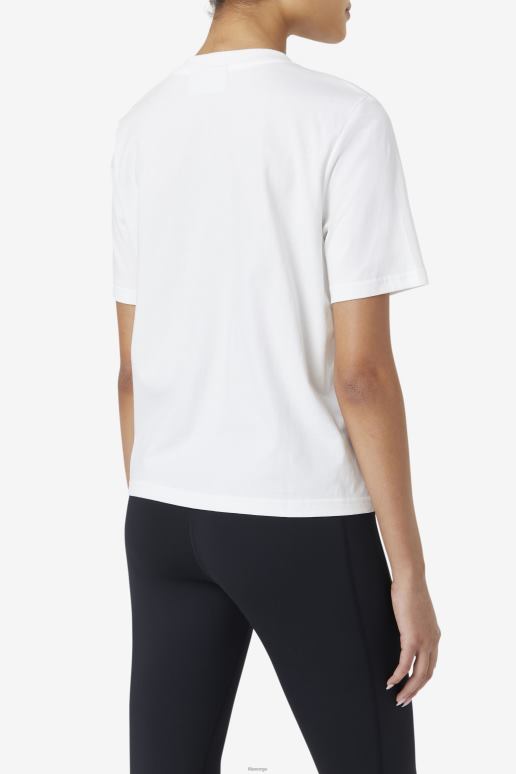 FILA kvinner miss eagle tee hvit/rosa glød/lilla hebe fila HHL841409 hvit/rosa glød/lilla hebe