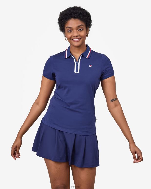 FILA kvinner monica polo ny marine fila HHL842921 ny marine