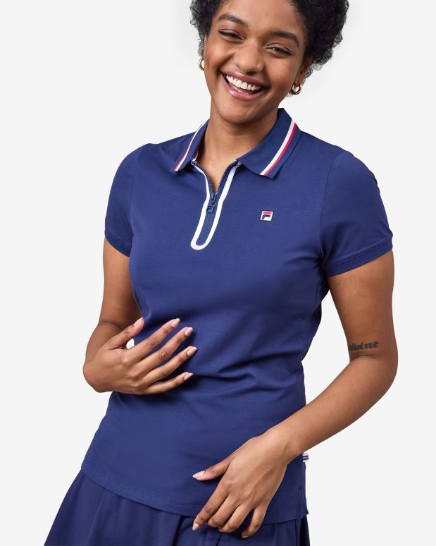 FILA kvinner monica polo ny marine fila HHL842921 ny marine