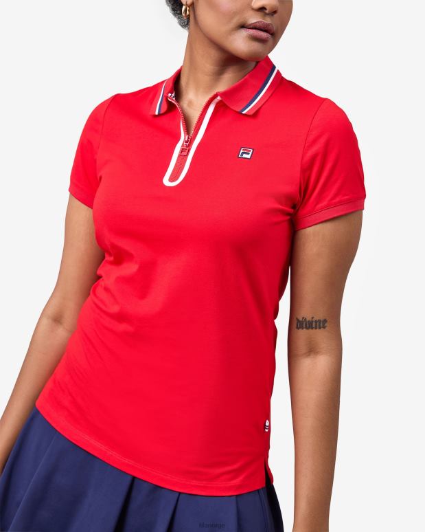 FILA kvinner monica polo rød fila HHL842927 rød