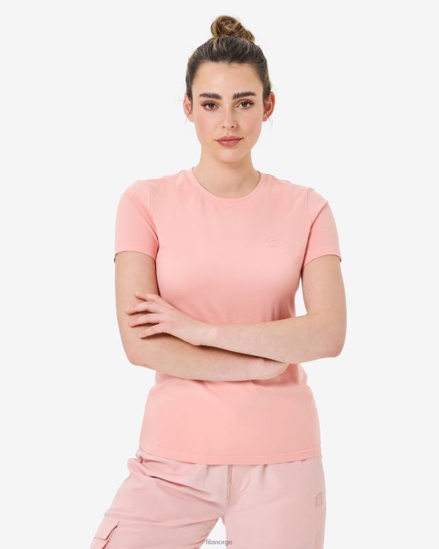 FILA kvinner myk rose fila yuna t-skjorte HHL842937 myk rose
