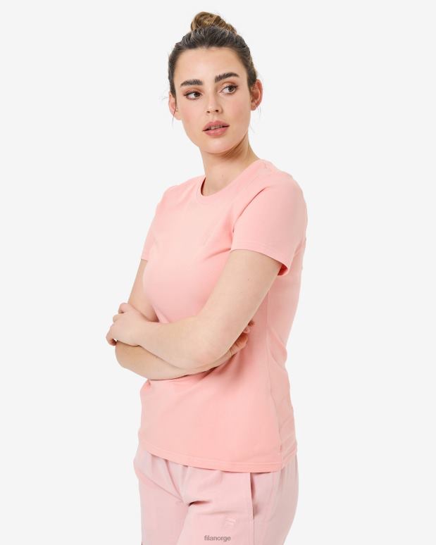 FILA kvinner myk rose fila yuna t-skjorte HHL842937 myk rose