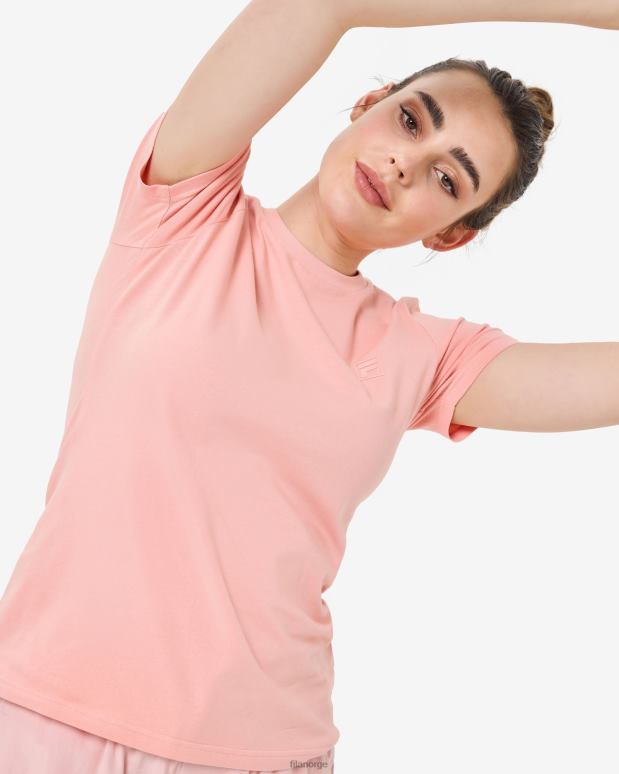 FILA kvinner myk rose fila yuna t-skjorte HHL842937 myk rose
