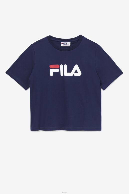 FILA kvinner peacoat/rød/hvit miss eagle tee fila HHL841410 peacoat/rød/hvit