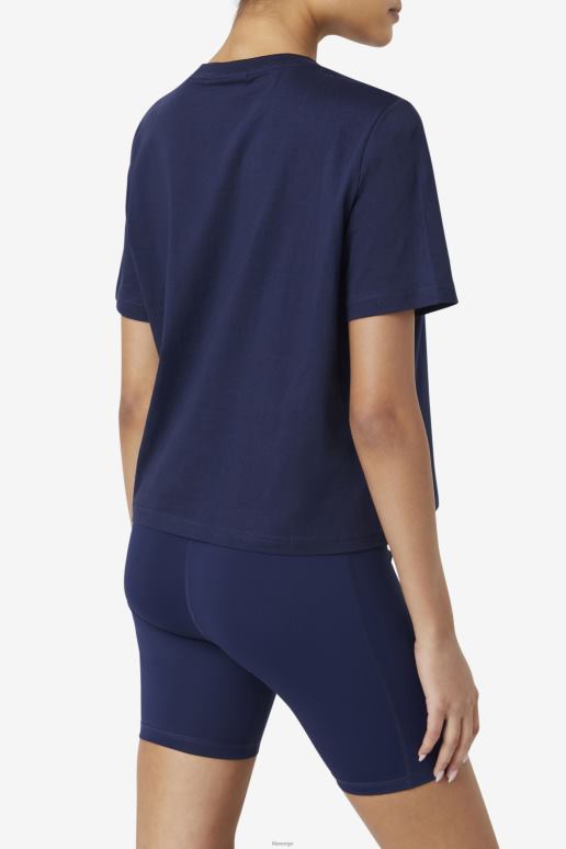 FILA kvinner peacoat/rød/hvit miss eagle tee fila HHL841410 peacoat/rød/hvit