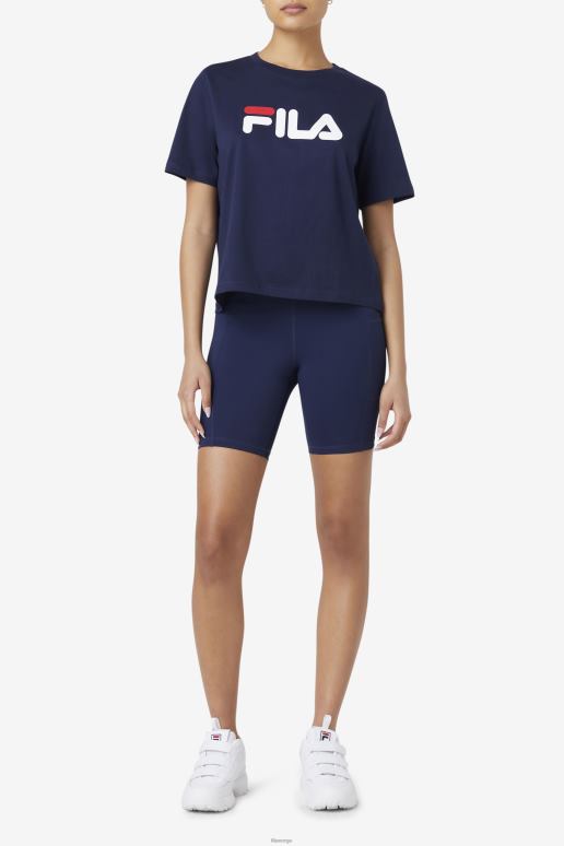 FILA kvinner peacoat/rød/hvit miss eagle tee fila HHL841410 peacoat/rød/hvit