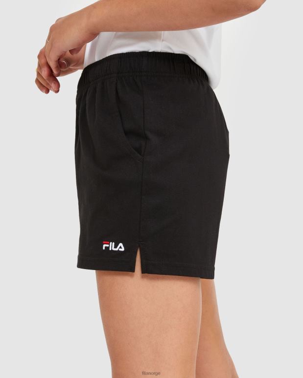 FILA kvinner svart fila klassiske jerseyshorts for kvinner HHL842871 svart