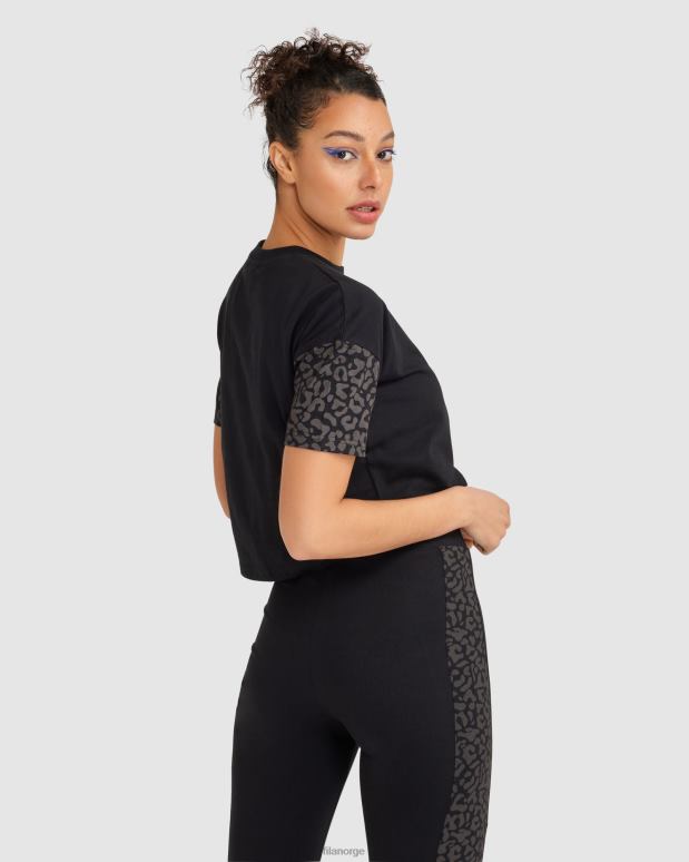 FILA kvinner svart fila tano t-skjorte for kvinner HHL842805 svart