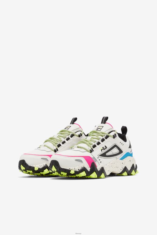 FILA kvinner dame oakmont tr hvit/svart/atomic blå fila HHL841259 hvit/svart/atomblå