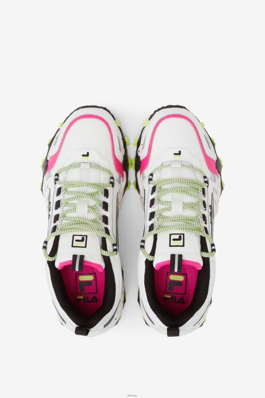 FILA kvinner dame oakmont tr hvit/svart/atomic blå fila HHL841259 hvit/svart/atomblå