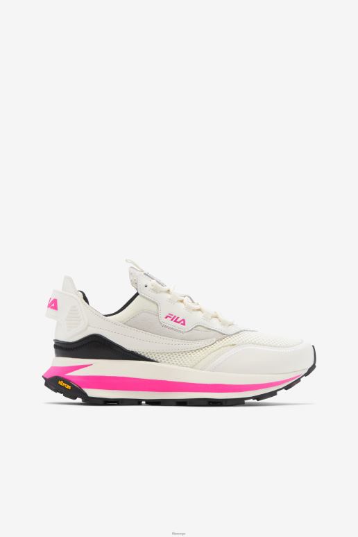 FILA kvinner dame r1 runner x barneys fila hvit/rosa glo/svart HHL841334 hvit/rosa glo/svart