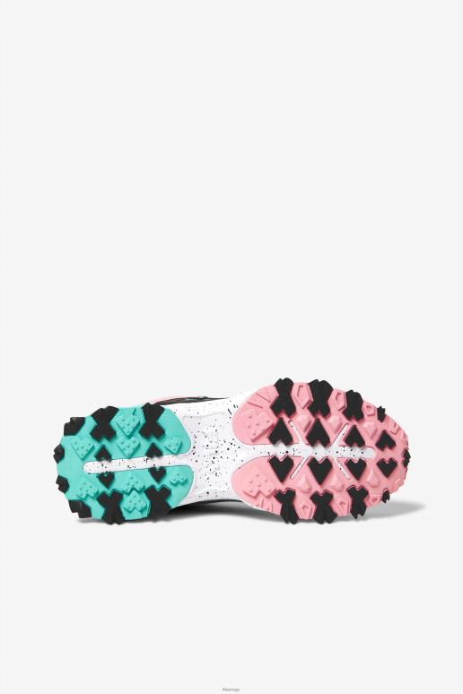 FILA kvinner fila aruba blå/svart/korall blush dame oakmont tr HHL841210 aruba blå/svart/korall blush