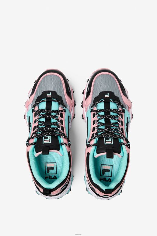 FILA kvinner fila aruba blå/svart/korall blush dame oakmont tr HHL841210 aruba blå/svart/korall blush