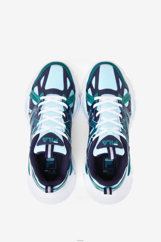 FILA kvinner fila blå glød/deep lake/marine elektrove for kvinner 2 HHL841342 blå glød/dyp innsjø/marine