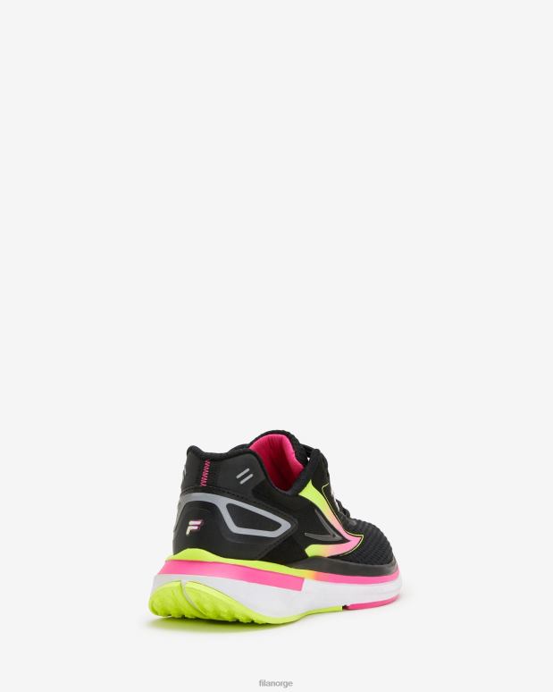 FILA kvinner fila black/pinkglo/safeyellow dame fila instinx HHL843010 svart/rosa/safeyellow
