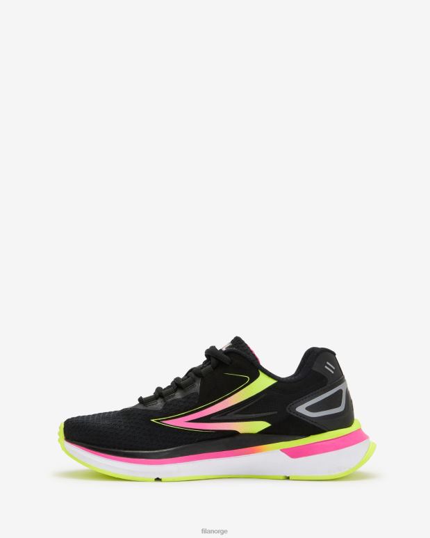 FILA kvinner fila black/pinkglo/safeyellow dame fila instinx HHL843010 svart/rosa/safeyellow