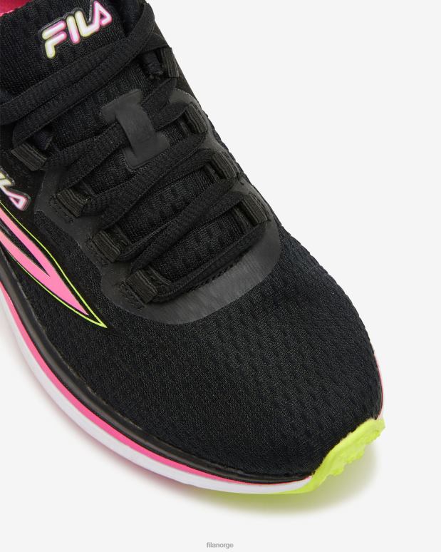 FILA kvinner fila black/pinkglo/safeyellow dame fila instinx HHL843010 svart/rosa/safeyellow