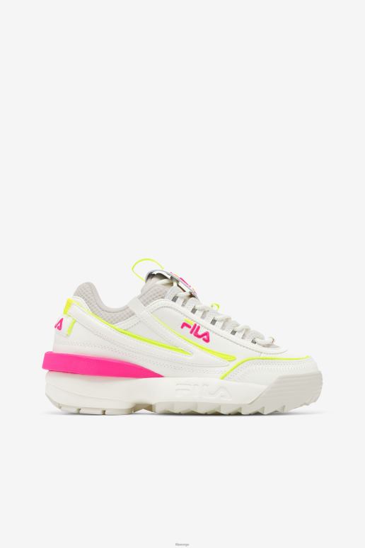 FILA kvinner fila dame disruptor 2 exp hvit/hvit sand/rosa glo HHL841171 hvit/hvit sand/rosa glo