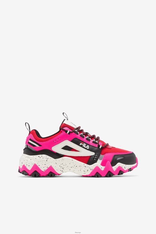 FILA kvinner fila dame oakmont tr rød/rosa glød/svart HHL841213 rød/rosa glød/svart