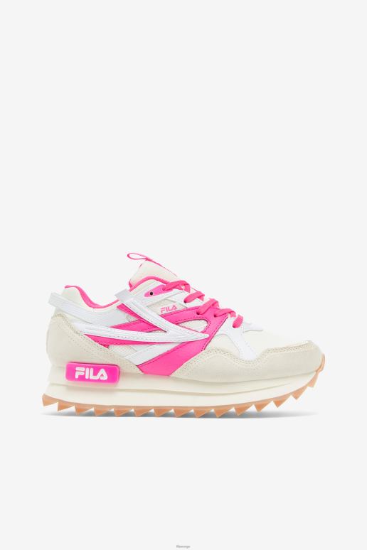 FILA kvinner fila dame sandenal orbit hvit/rosa/hvit HHL841303 hvit/rosa/hvit