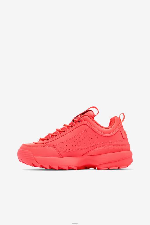 FILA kvinner fila fiery coral kvinners disruptor 2 premium HHL841162 brennende koraller
