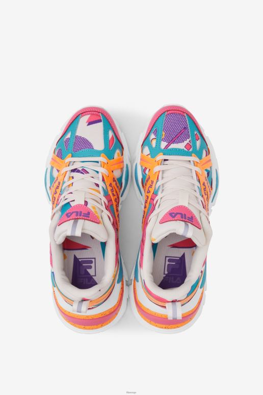 FILA kvinner fila gardenia/blå/bubblegum elektrove for kvinner 2 HHL841270 gardenia/blå/bubblegum