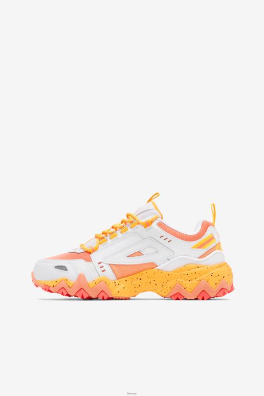 FILA kvinner fila hvit/oransje/oransje dame oakmont tr HHL841240 hvit/oransje/oransje