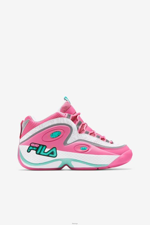 FILA kvinner fila hvit/rosa/kakadue kvinner Grant Hill 3 HHL841348 hvit/rosa/kakadu