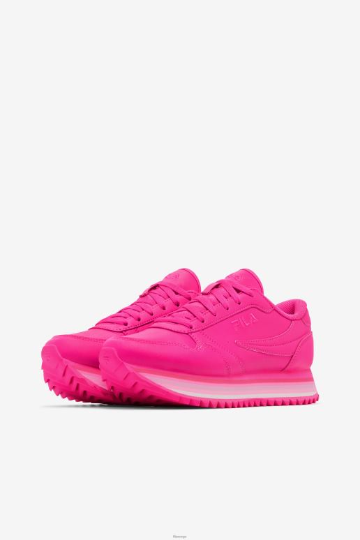 FILA kvinner fila kvinners orbit stripe rosa glo/rosa HHL841297 rosa glo/rosa
