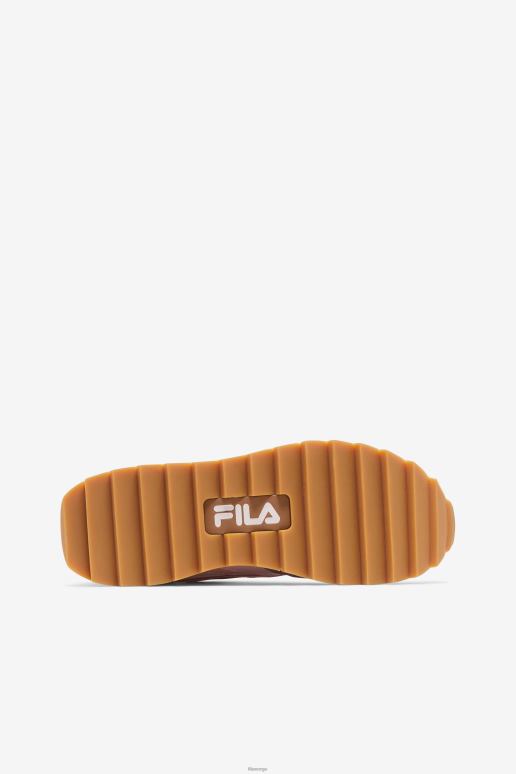 FILA kvinner fila kvinners sandenal orbit eggnog/rosa/fersken pisk HHL841267 eggedosis/rosa/ferskenpisk