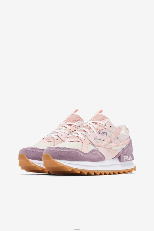 FILA kvinner fila kvinners sandenal orbit eggnog/rosa/fersken pisk HHL841267 eggedosis/rosa/ferskenpisk
