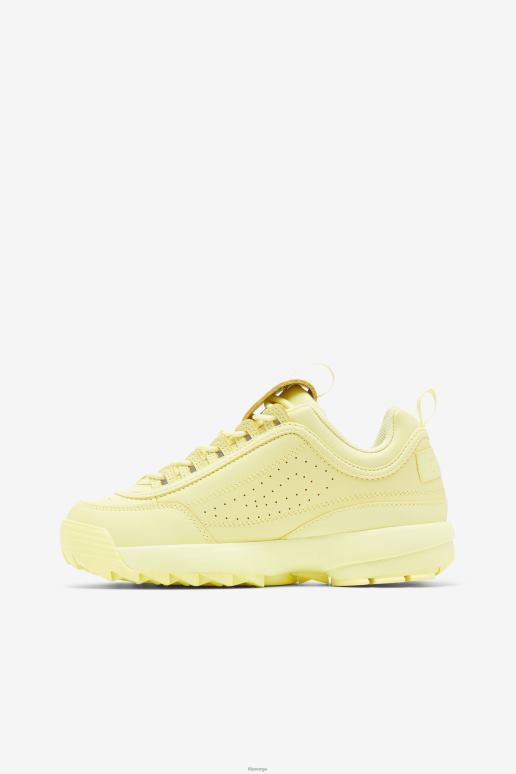 FILA kvinner fila tender yellow women\'s disruptor 2 premium HHL841168 øm gul