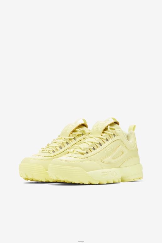 FILA kvinner fila tender yellow women\'s disruptor 2 premium HHL841168 øm gul