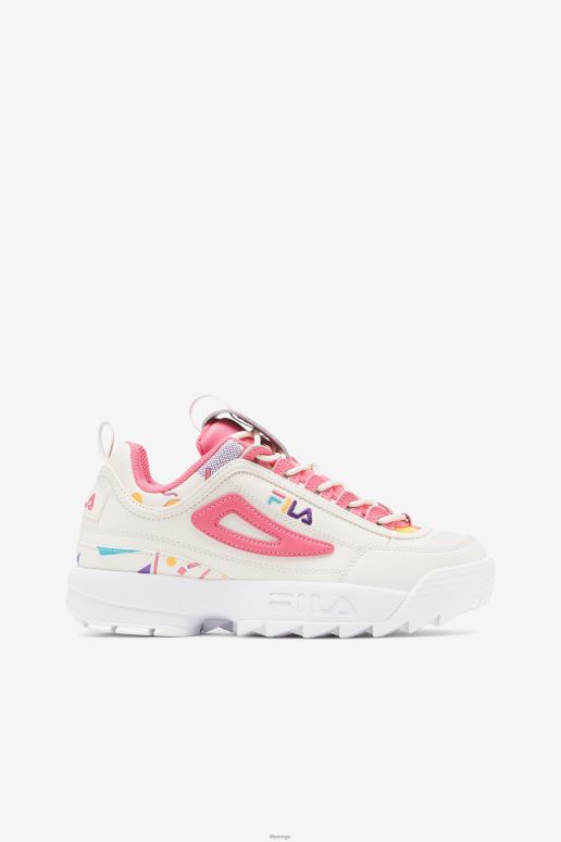 FILA kvinner gardenia/blå/bubblegum fila kvinners disruptor 2 premium HHL841233 gardenia/blå/bubblegum