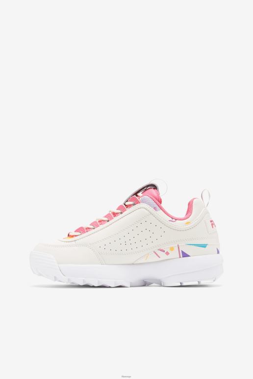 FILA kvinner gardenia/blå/bubblegum fila kvinners disruptor 2 premium HHL841233 gardenia/blå/bubblegum