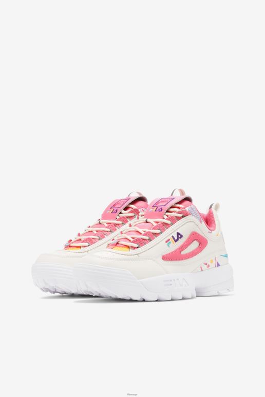 FILA kvinner gardenia/blå/bubblegum fila kvinners disruptor 2 premium HHL841233 gardenia/blå/bubblegum