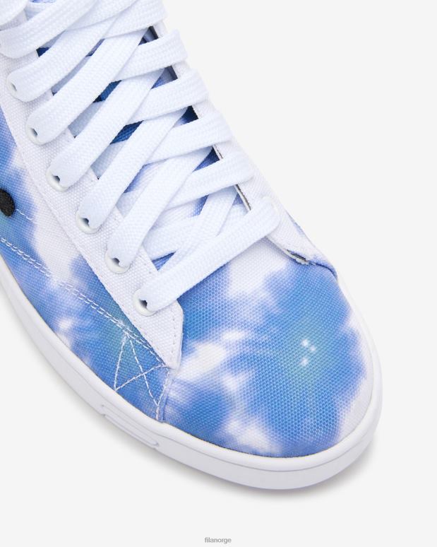 FILA kvinner hvit/bricobalt/stormblu gennaio tie-dye fila HHL843018 hvit/bricobolt/stormblu