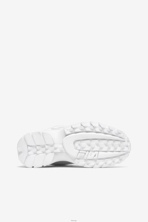 FILA kvinner hvit/marine/rød kvinners disruptor 2 wedge patent fila HHL841140 hvit/marine/rød