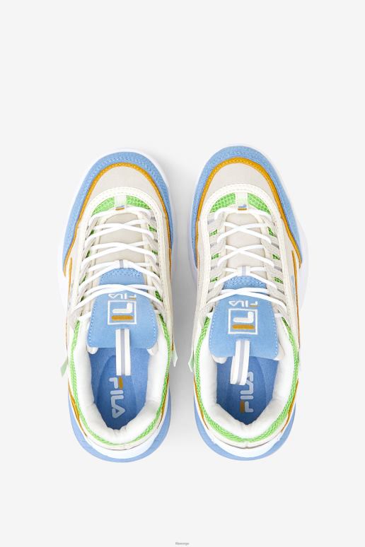 FILA kvinner hvit/skumringsblå/sjasmingrønn fila kvinners disruptor 2 exp HHL841203 hvit/skumringsblå/sjasmingrønn