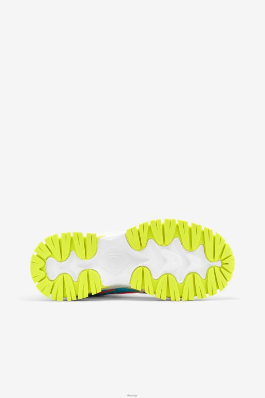 FILA kvinner hvit/svart/blåfisk fila dame ray tracer tr 2 mid HHL841227 hvit/svart/blåfisk